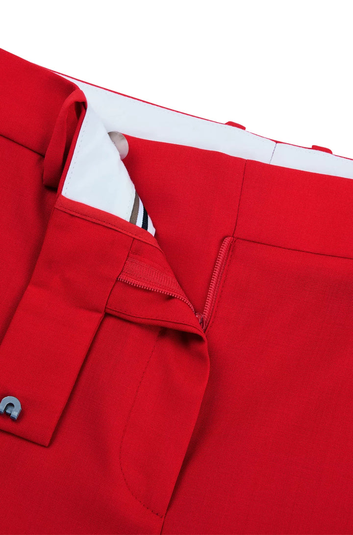 BOSS STRAIGHT-LEG TROUSERS IN WOOL