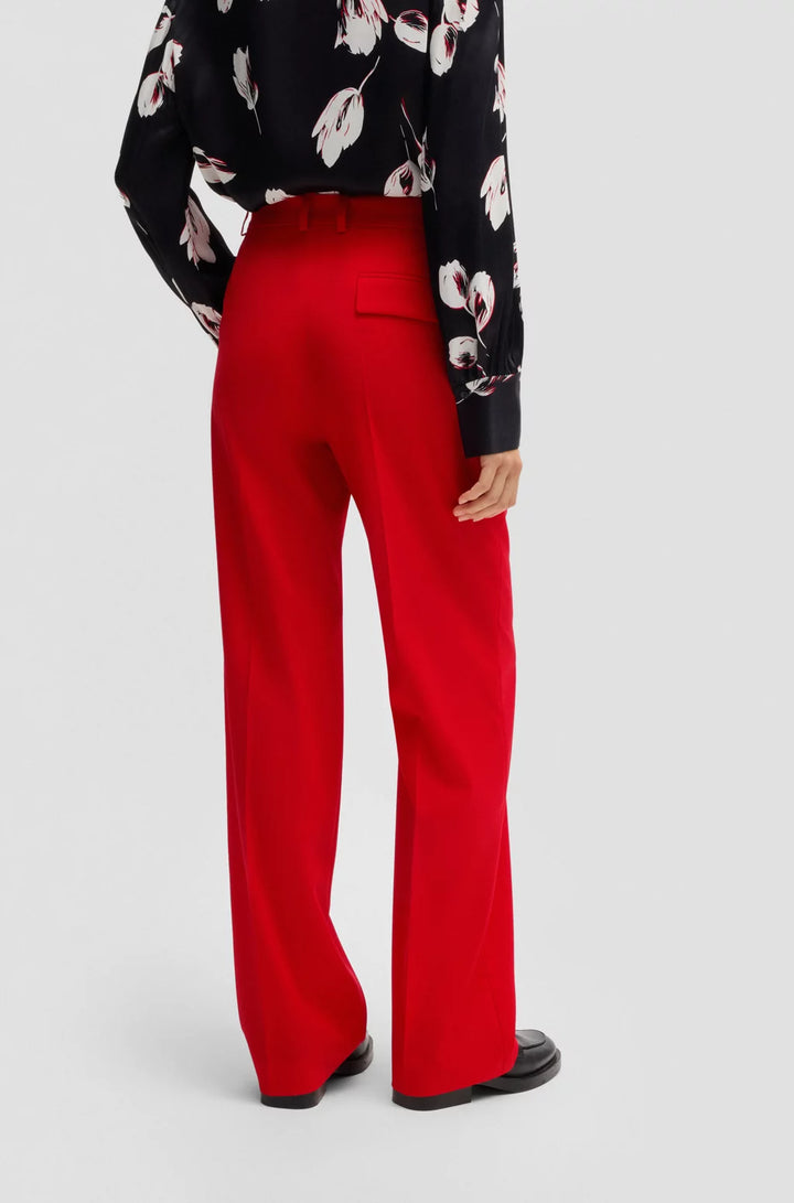 BOSS STRAIGHT-LEG TROUSERS IN WOOL