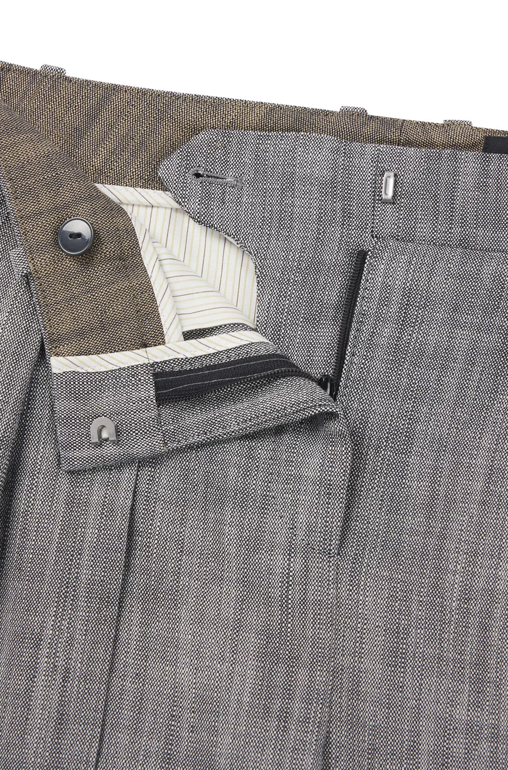 BOSS REGULAR-FIT TROUSERS WITH PLEATED FRONT