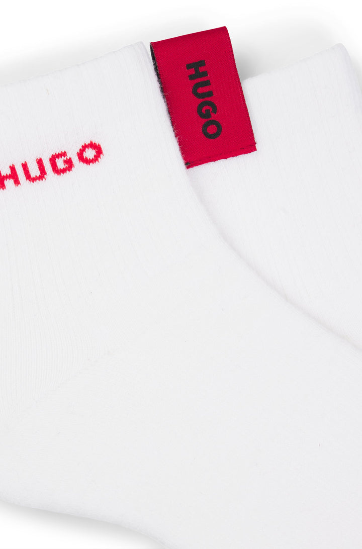 Hugo Two-pack of quarter-length socks with logo details