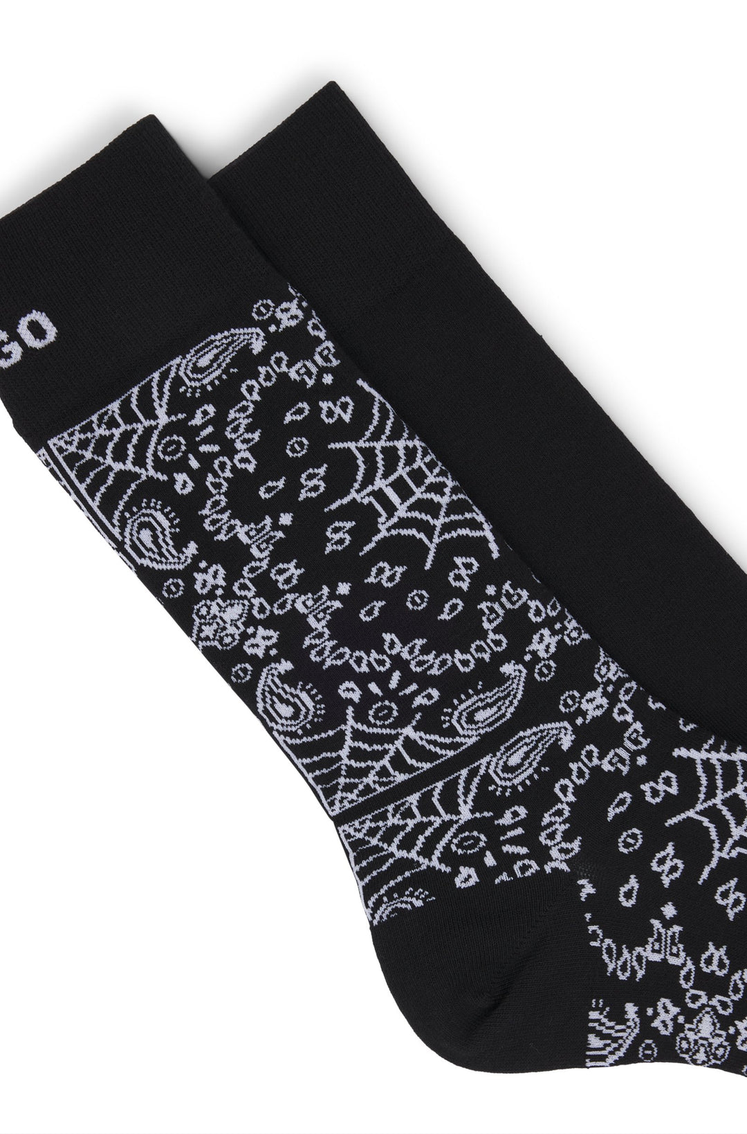 Hugo Two-pack of regular-length socks in cotton