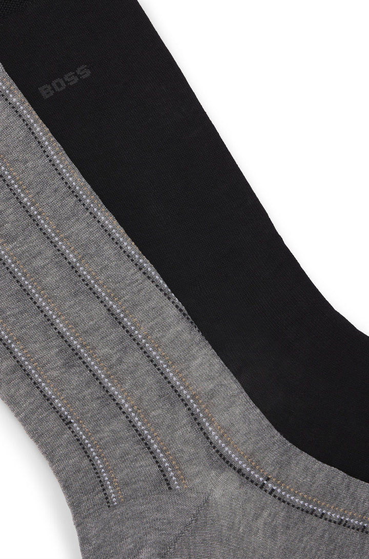 Boss Two-pack of regular-length socks