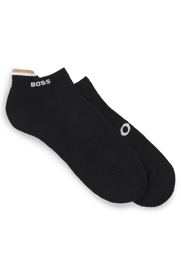 Boss Two-pack of ankle socks with logo details