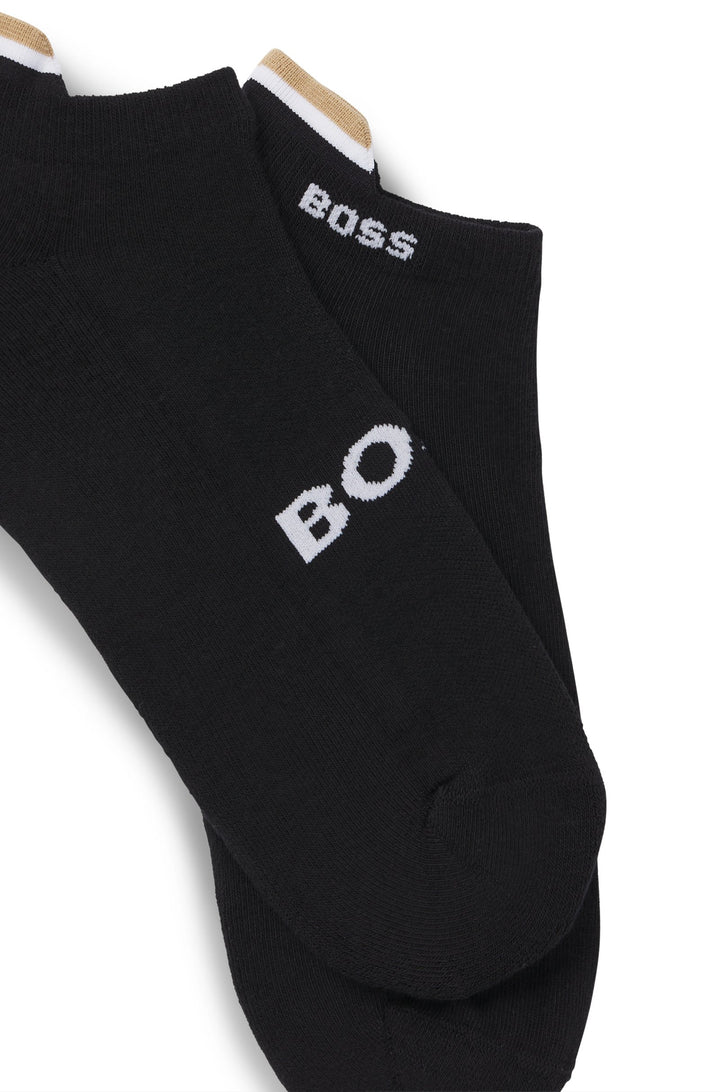 Boss Two-pack of ankle socks with logo details
