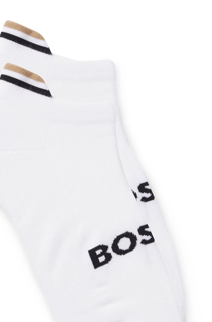 Boss Two-pack of ankle socks with logo details
