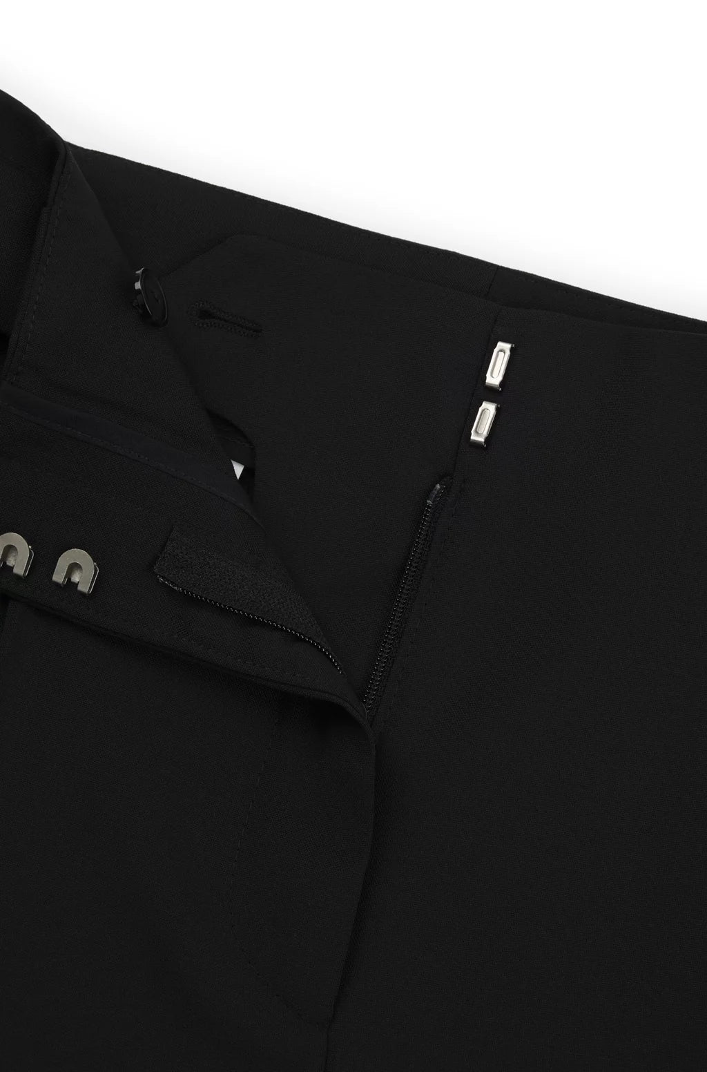 BOSS REGULAR-FIT HIGH-WAISTED TROUSERS IN WOOL