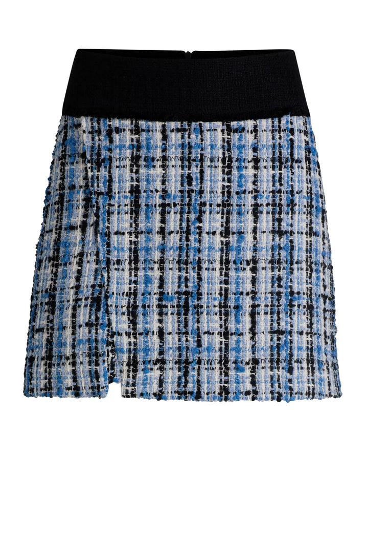 BOSS MINI SKIRT IN MULTICOLORED TWEED