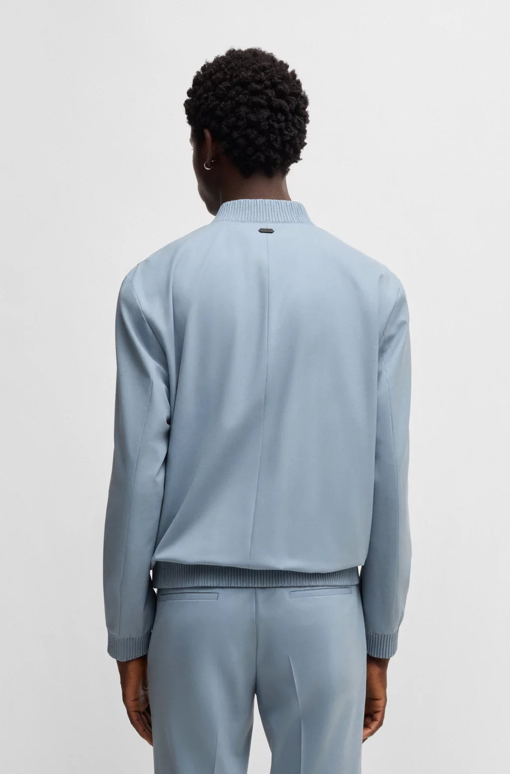 HUGO Slim-fit jacket in stretch-wool