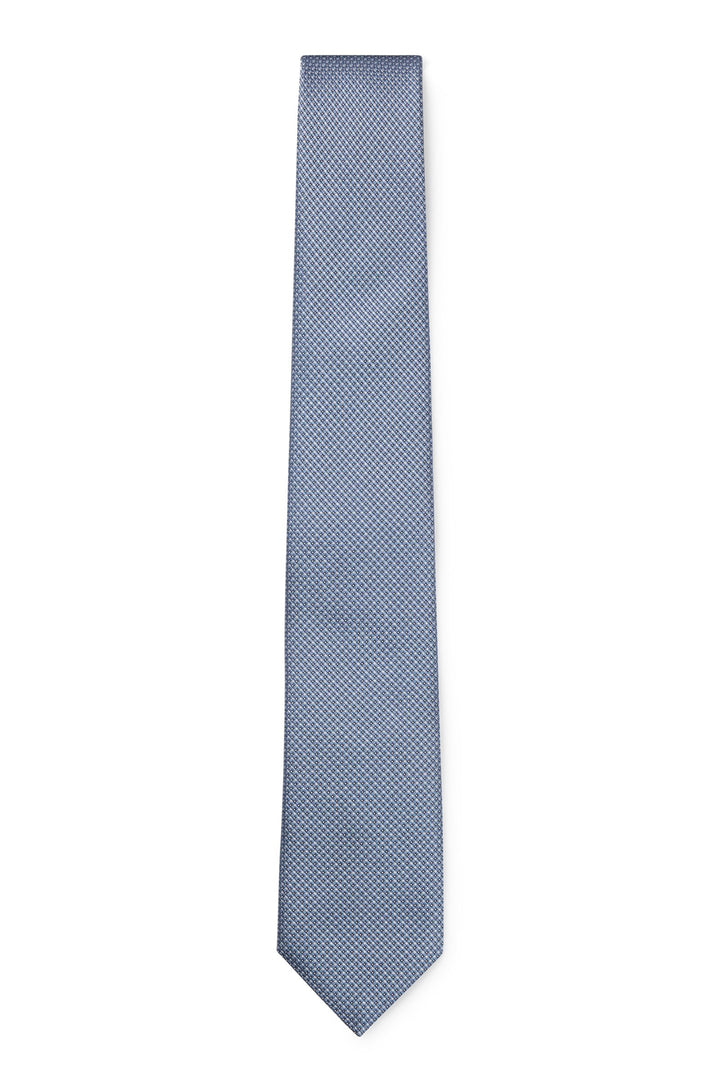 Boss Silk-blend tie with jacquard pattern