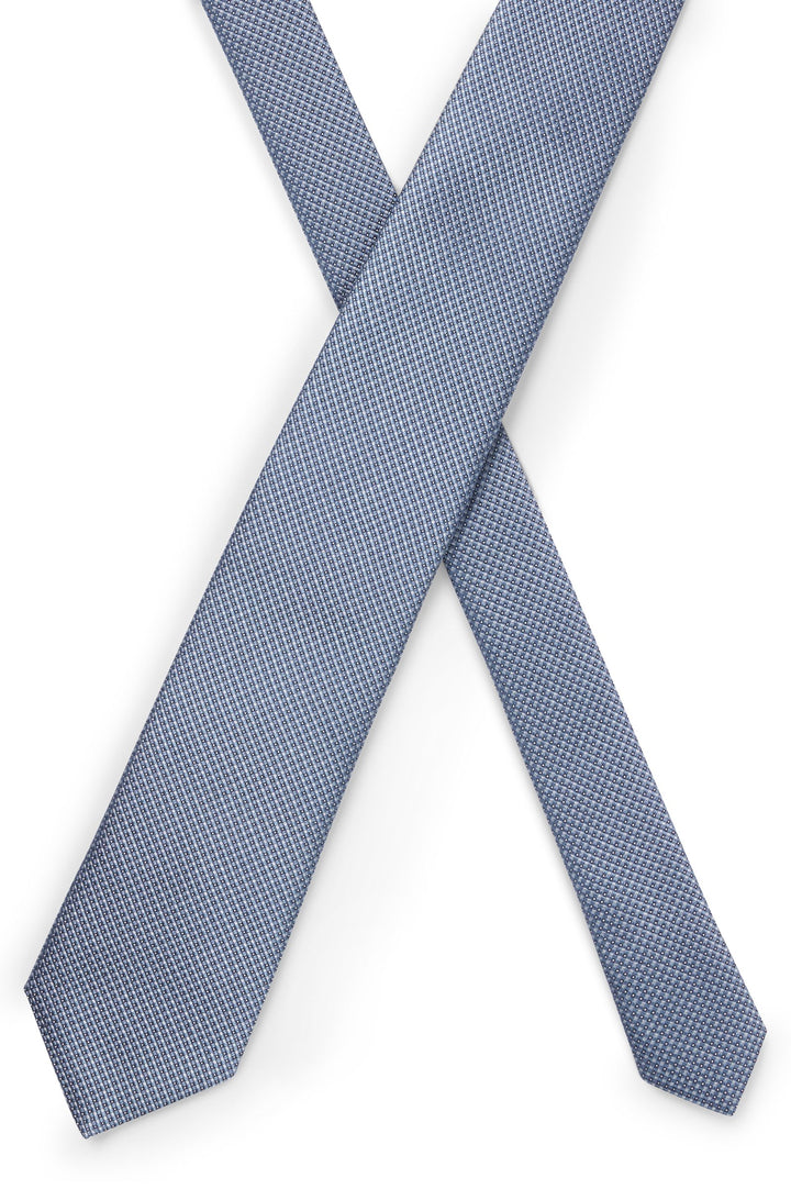 Boss Silk-blend tie with jacquard pattern