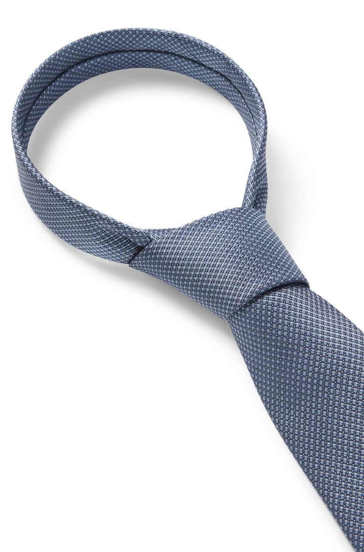 Boss Silk-blend tie with jacquard pattern