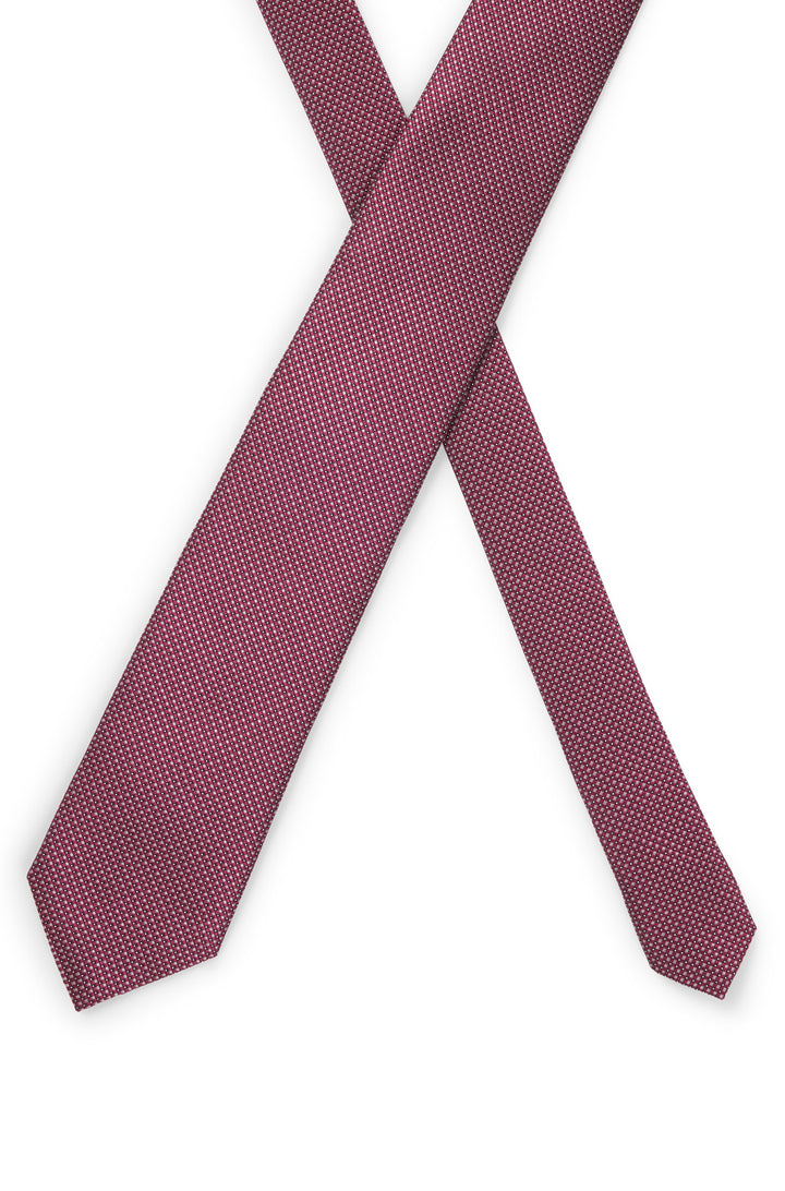 Boss Silk-blend tie with jacquard pattern