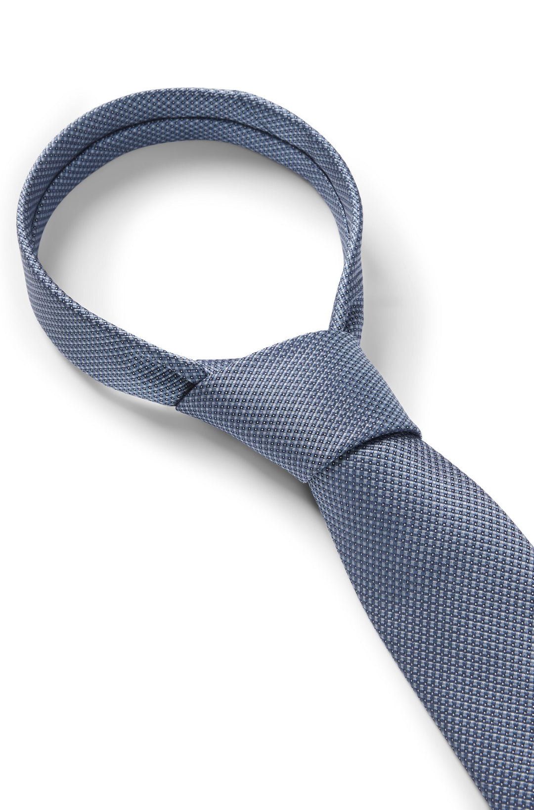 Boss Silk-blend tie with jacquard-woven pattern