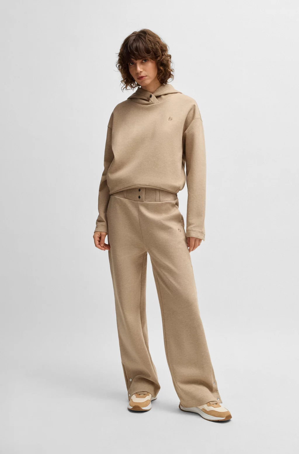 BOSS TRACKSUIT BOTTOMS WITH DOUBLE B MONOGRAM