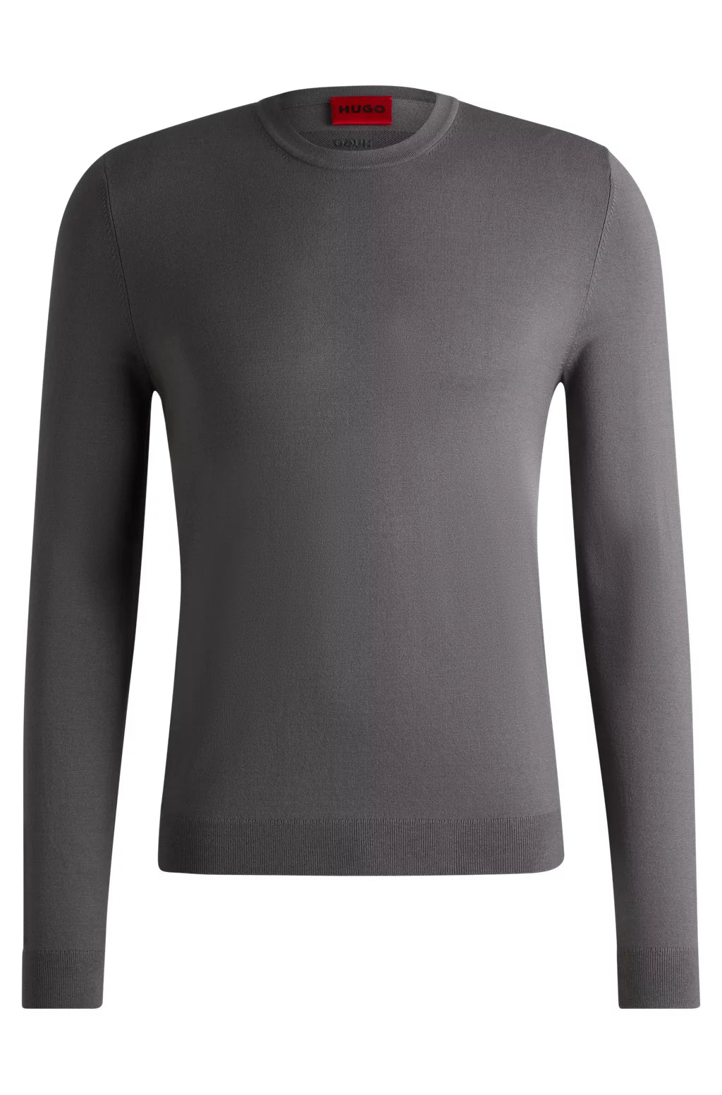 HUGO Slim-fit sweater with crew neck in soft yarns