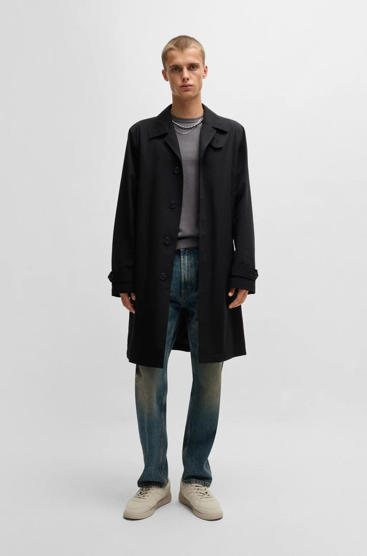 HUGO Slim-fit sweater with crew neck in soft yarns