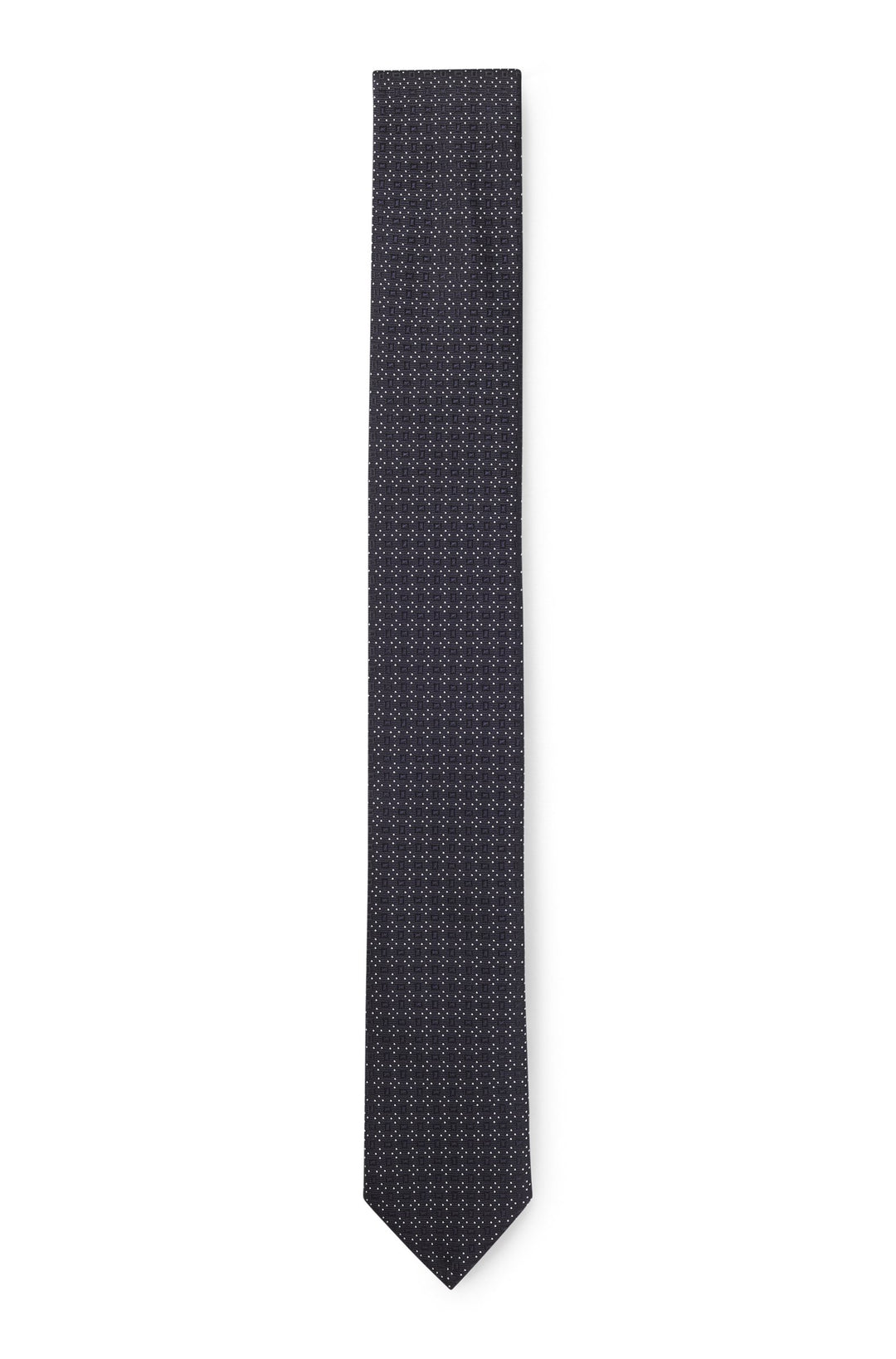 Boss Formal tie with all-over jacquard pattern