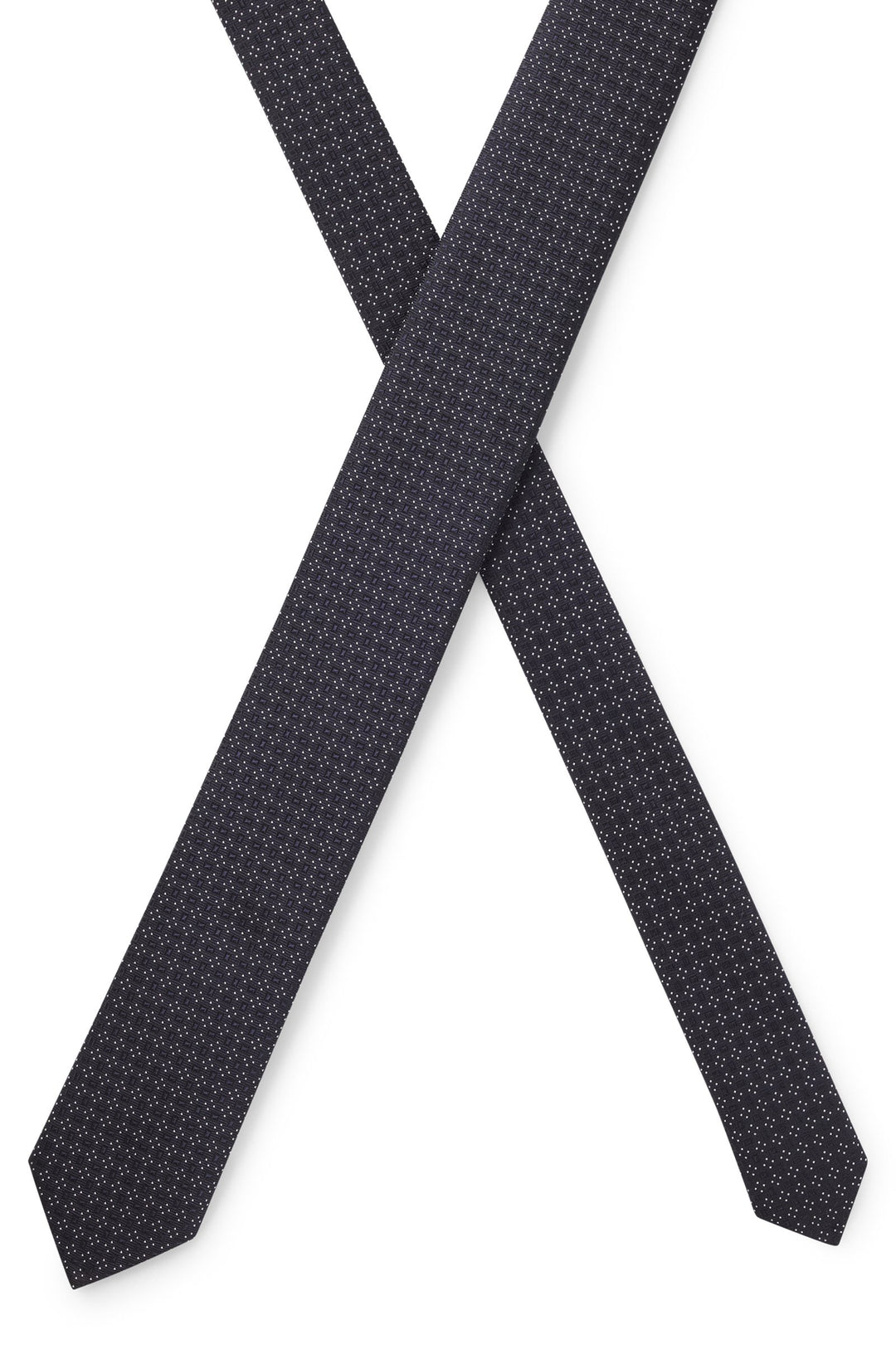 Boss Formal tie with all-over jacquard pattern