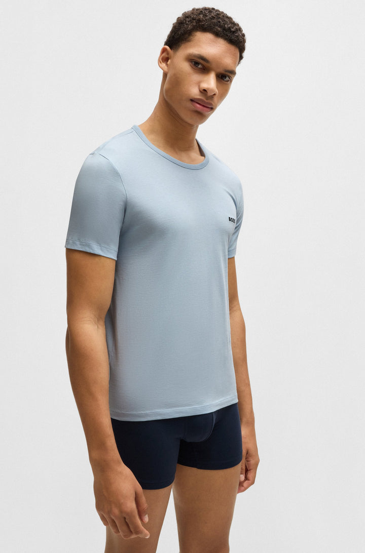 Boss Three-pack of underwear T-shirts in cotton jersey