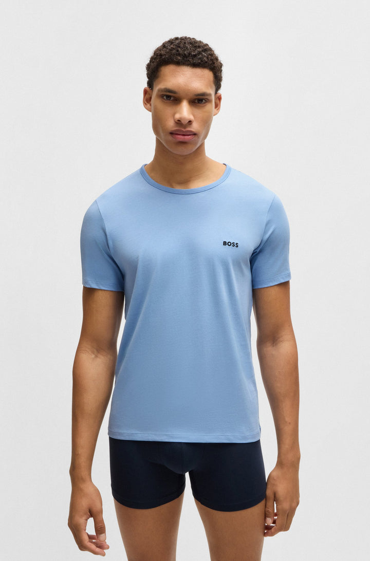 Boss Three-pack of underwear T-shirts in cotton jersey
