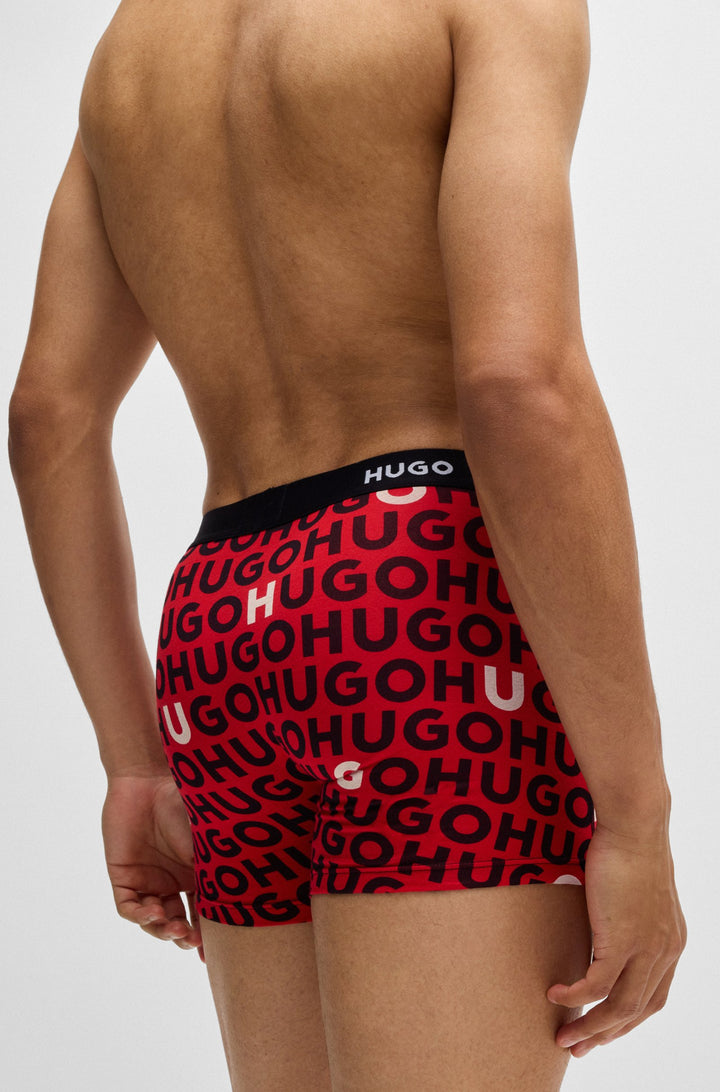 Boss Three-pack of stretch cotton boxer briefs