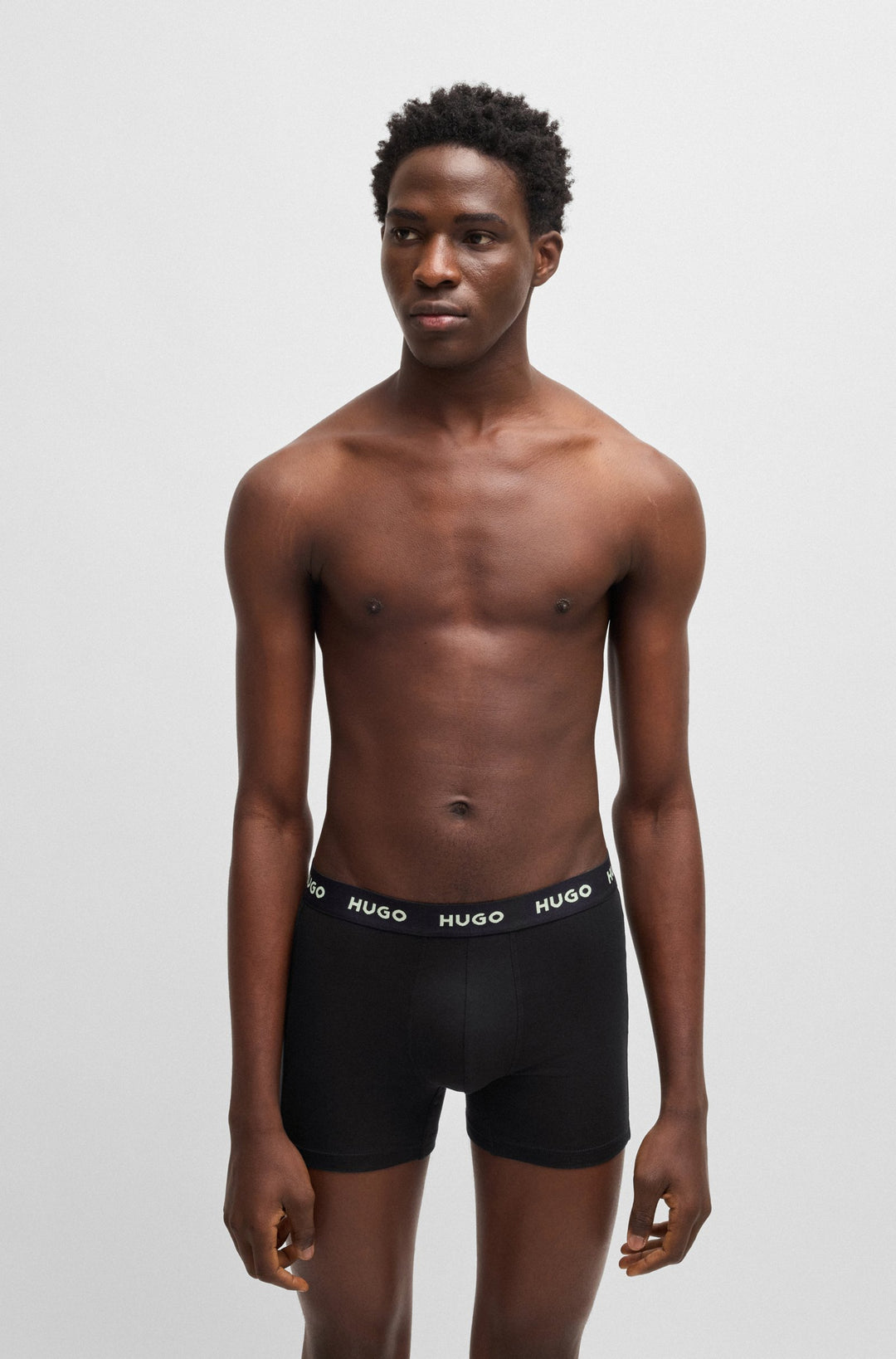 Boss Three-pack of stretch cotton boxer briefs