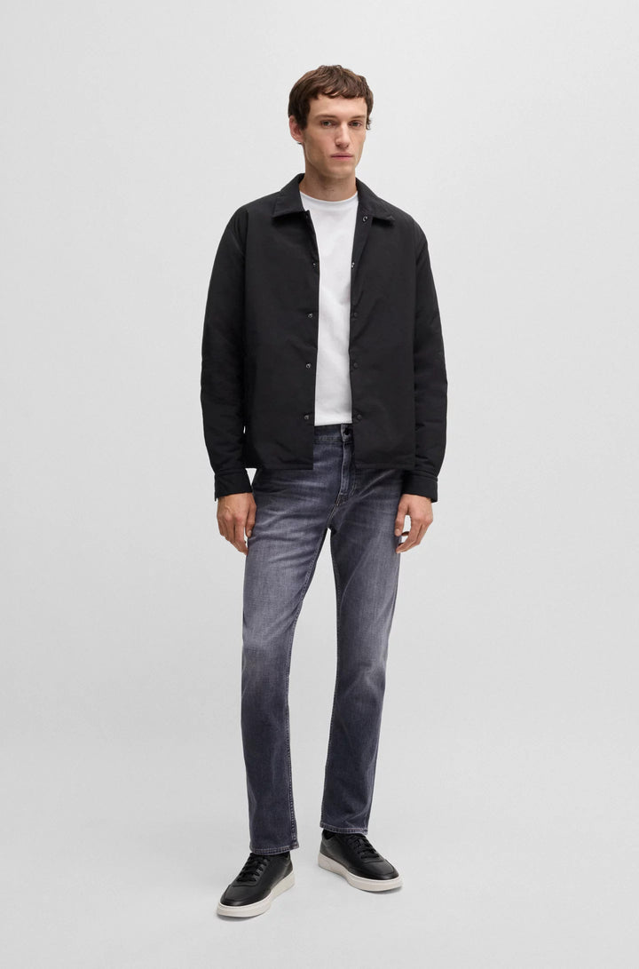 Boss Slim-fit jeans in gray soft-touch denim