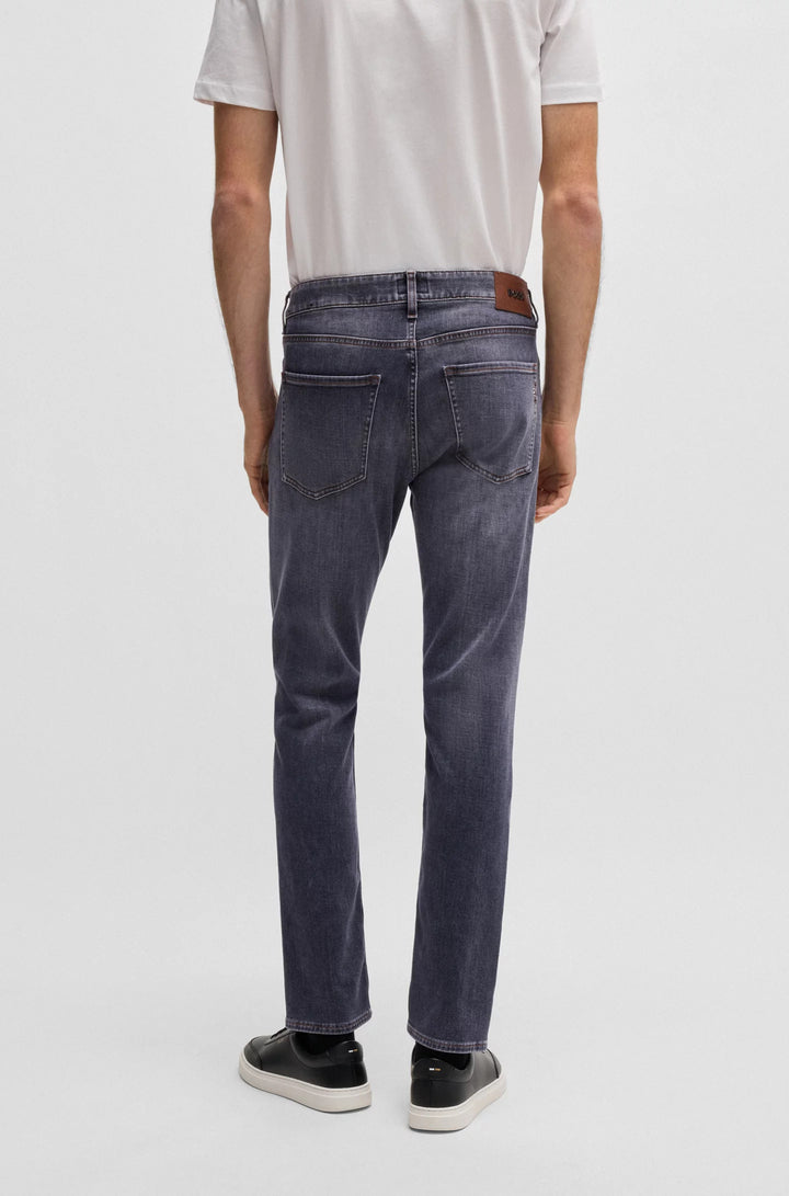 Boss Slim-fit jeans in gray soft-touch denim