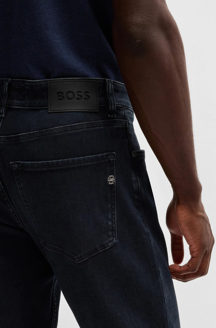 Boss Maine regular-fit jeans in performance-stretch denim