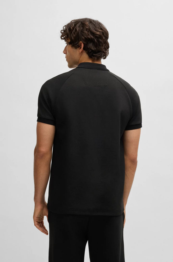 BOSS Polo shirt in drop-needle stretch fabric