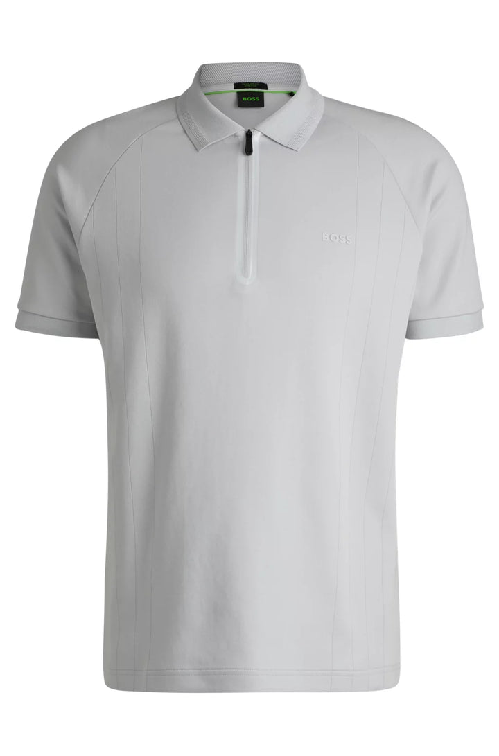 BOSS Polo shirt in drop-needle stretch fabric