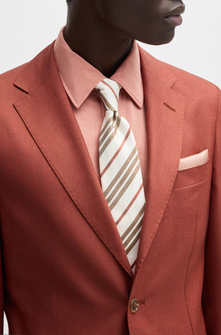 Boss Slim-fit suit jacket in cashmere, wool and silk