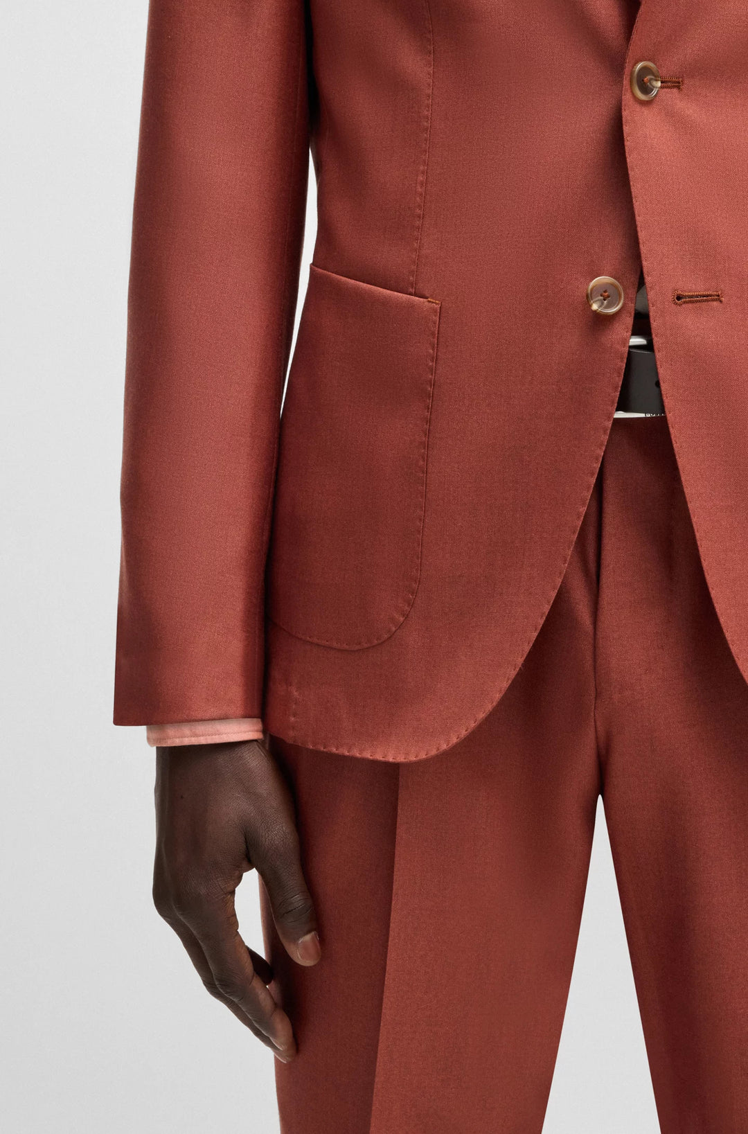 Boss Slim-fit suit jacket in cashmere, wool and silk