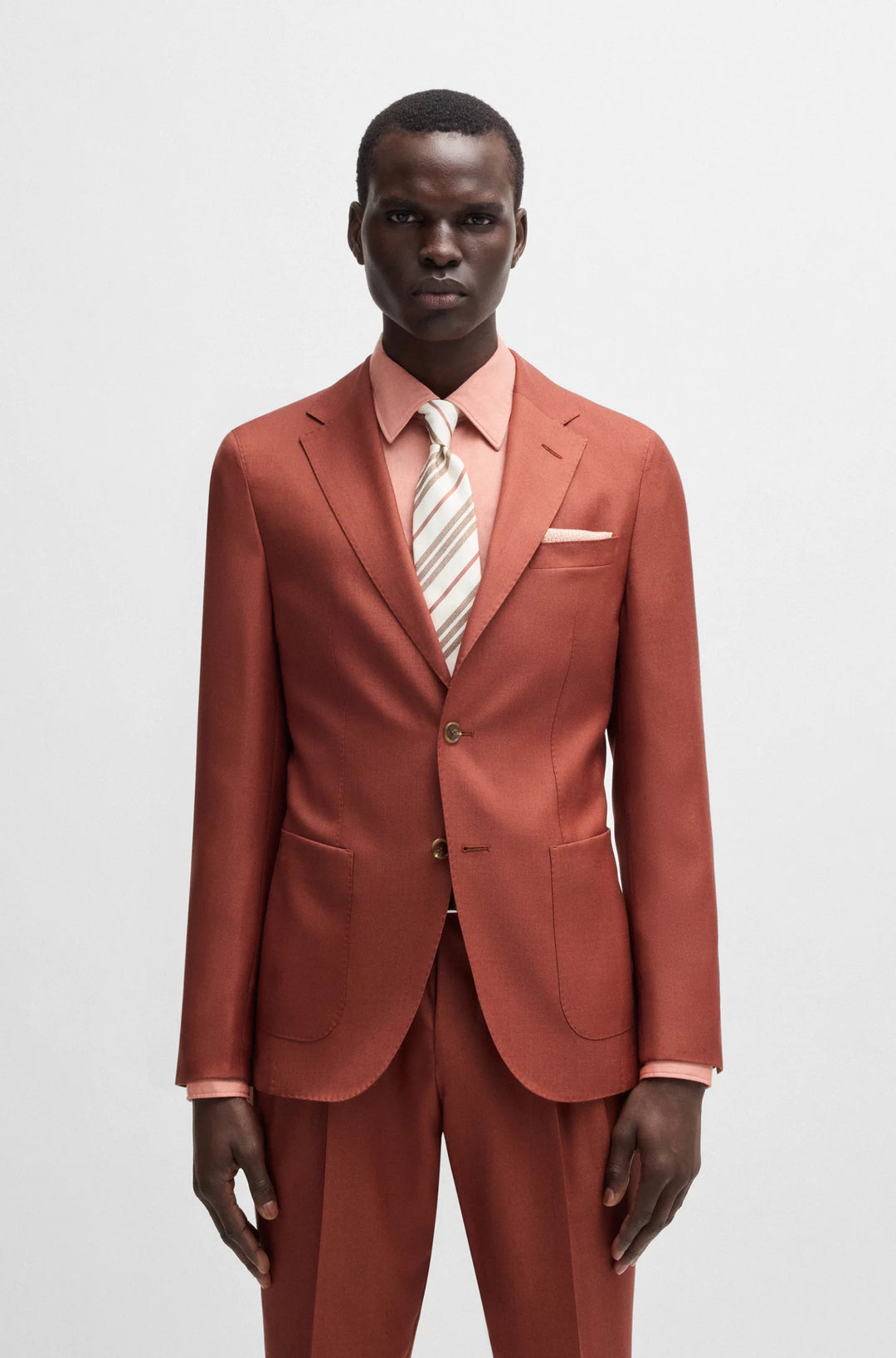 Boss Slim-fit suit jacket in cashmere, wool and silk