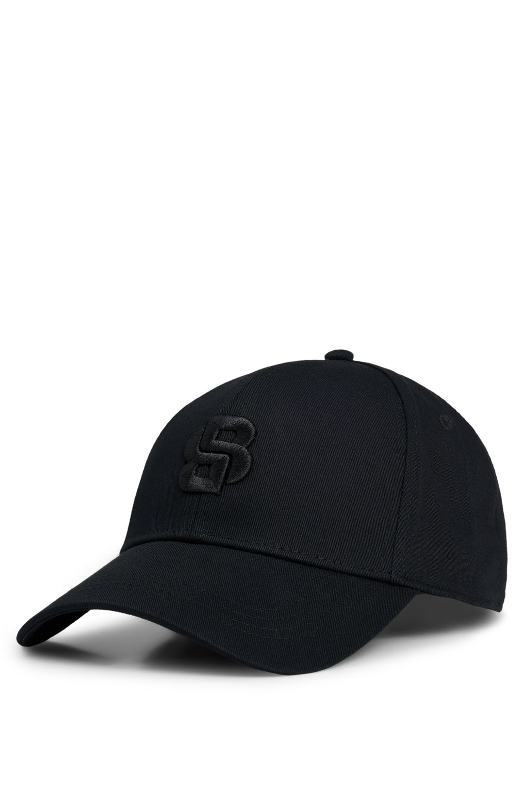 Boss Cotton-twill cap with embroidered Double B monogram