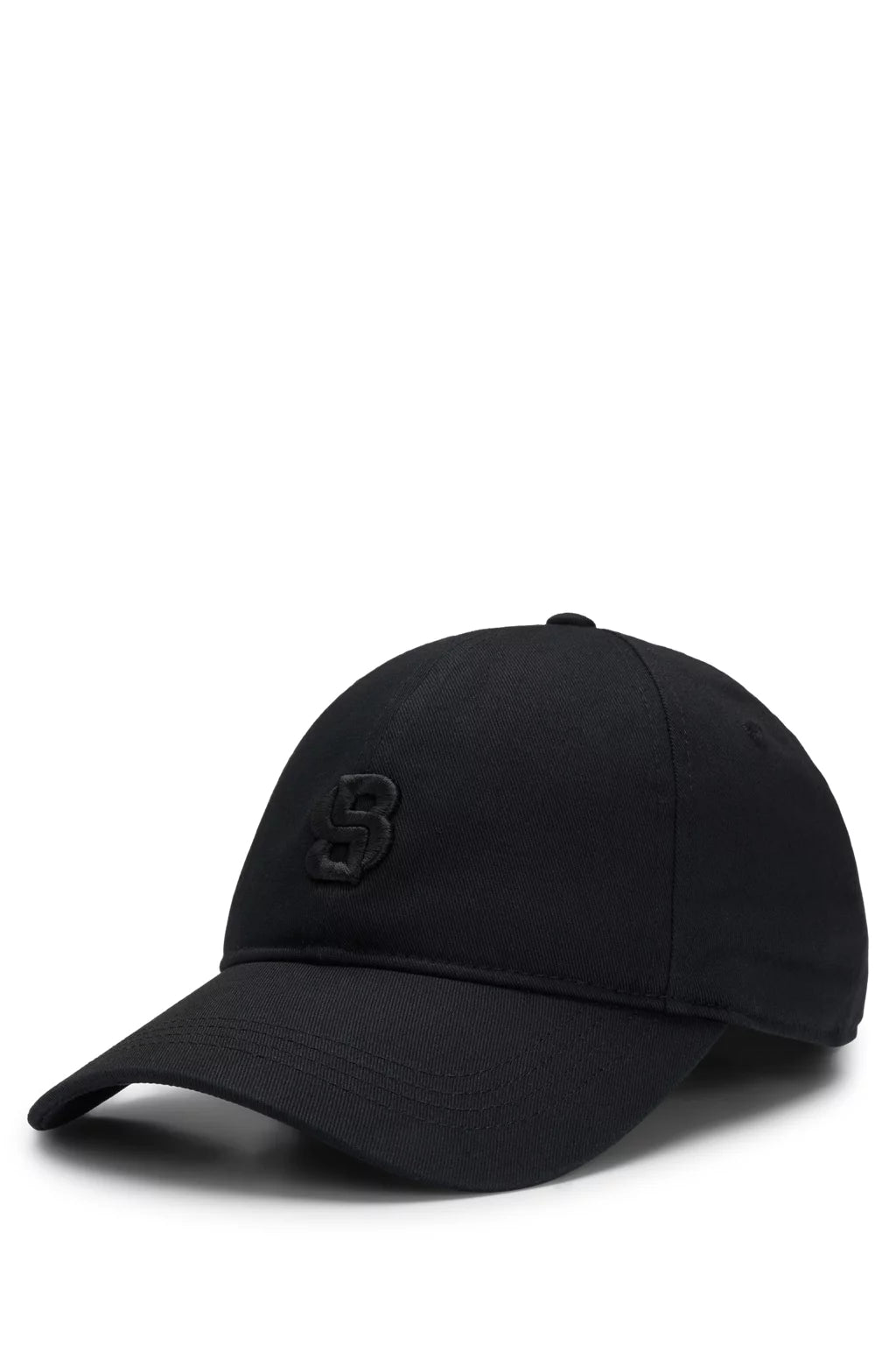 BOSS COTTON CAP WITH EMBROIDERED DOUBLE B MONOGRAM