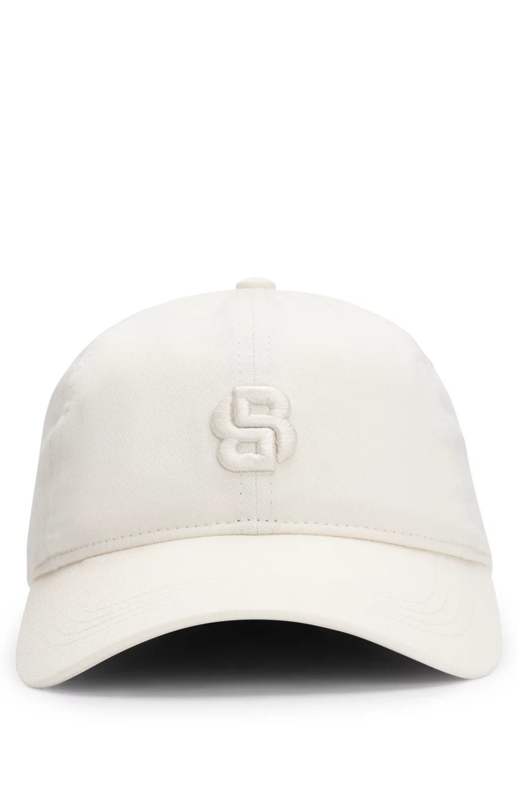 BOSS COTTON CAP WITH EMBROIDERED DOUBLE B MONOGRAM