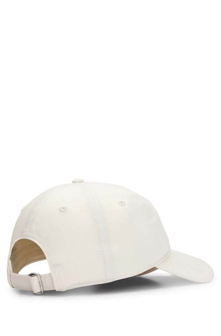 BOSS COTTON CAP WITH EMBROIDERED DOUBLE B MONOGRAM