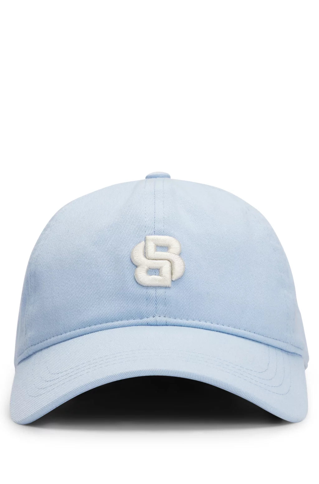 BOSS COTTON CAP WITH EMBROIDERED DOUBLE B MONOGRAM