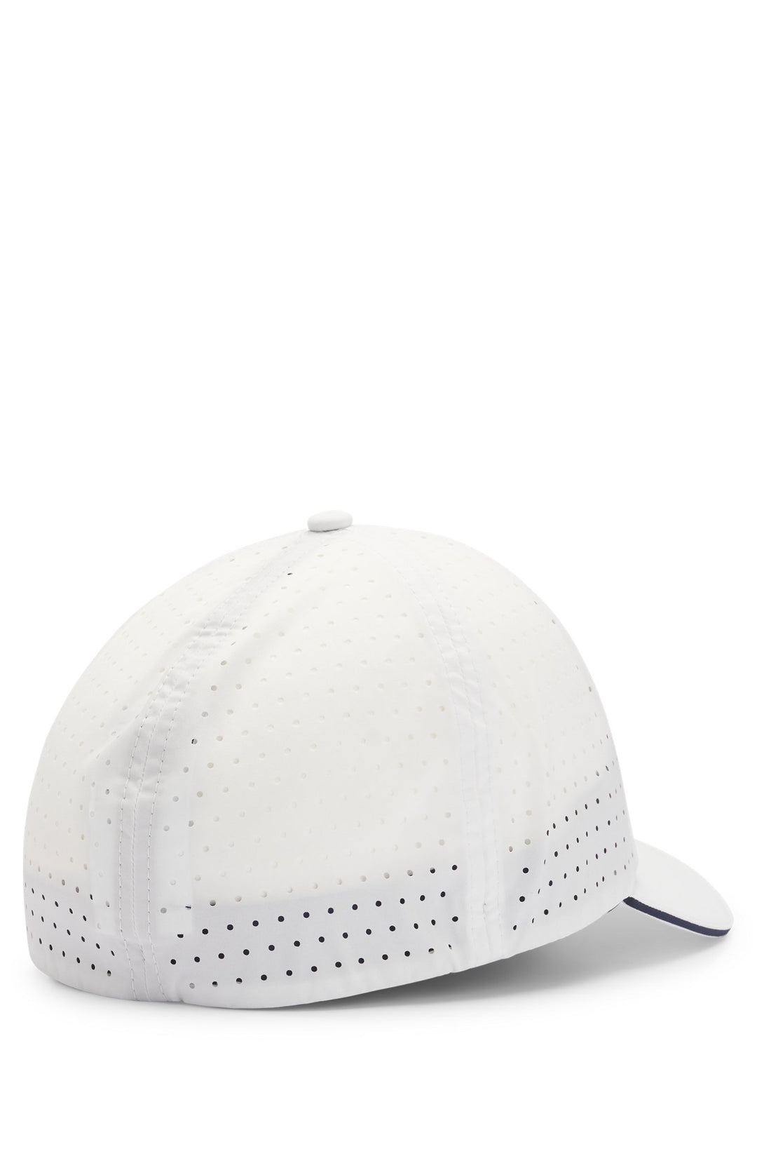 Boss Taffeta cap with laser-cut dot pattern