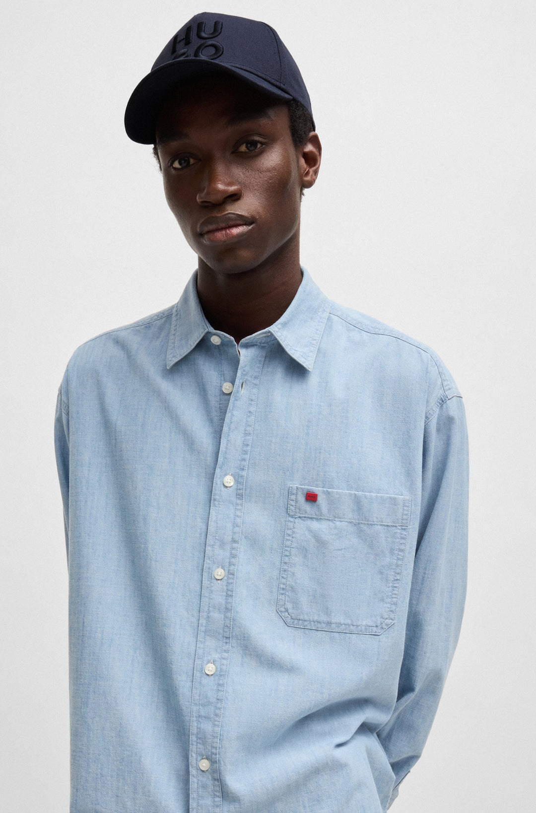 Hugo Cotton-twill cap with embroidered logo