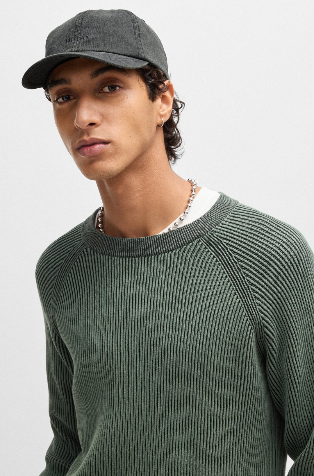 Hugo Cotton-twill 6-panel cap with embroidered logo