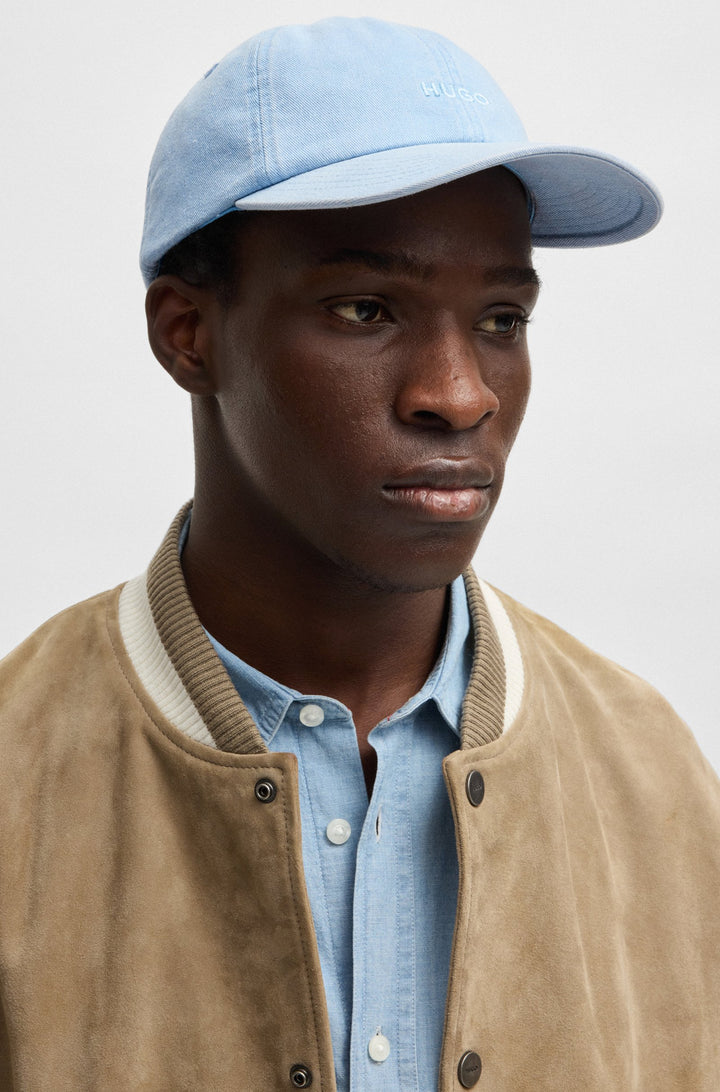 Hugo Cotton-twill 6-panel cap with embroidered logo