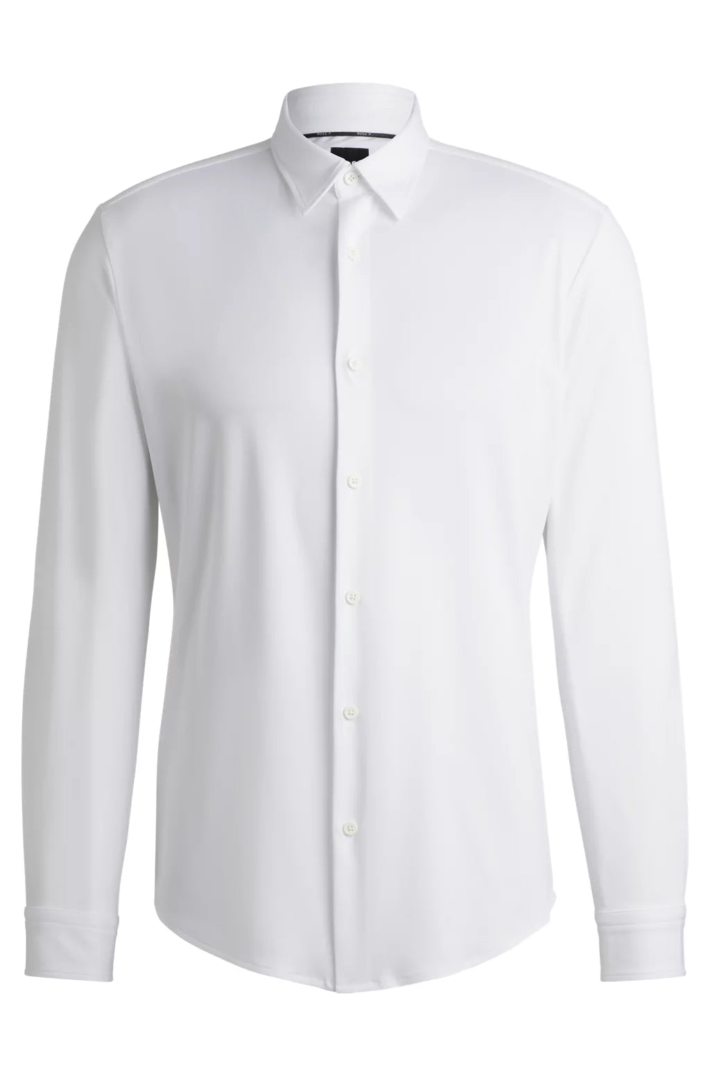 BOSS SLIM-FIT SHIRT IN PERFORMANCE-STRETCH STRUCTURED FABRIC