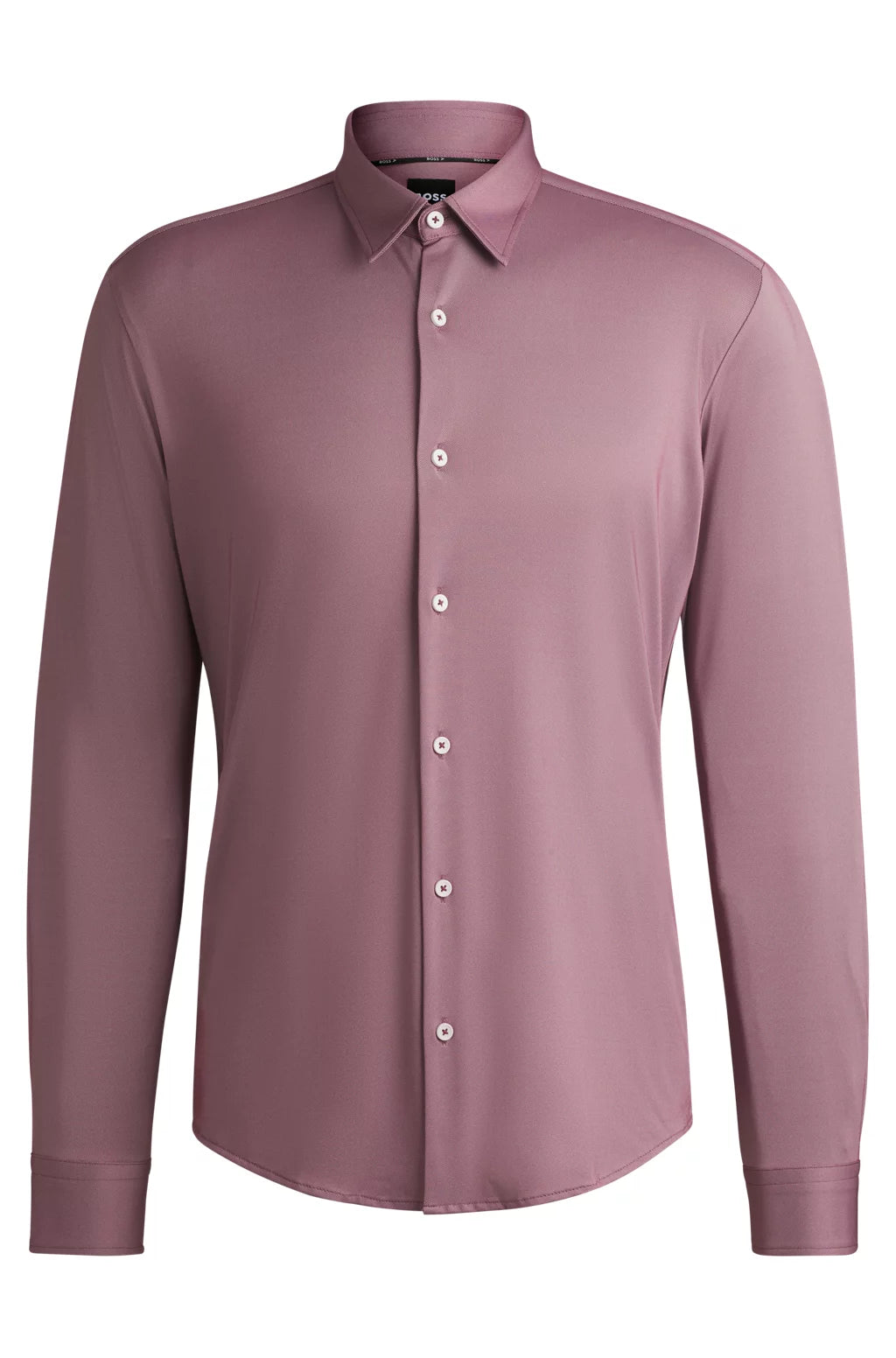 BOSS SLIM-FIT SHIRT IN PERFORMANCE-STRETCH STRUCTURED FABRIC