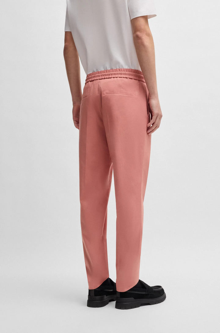 Hugo Extra-slim-fit trousers in paper-touch stretch cotton