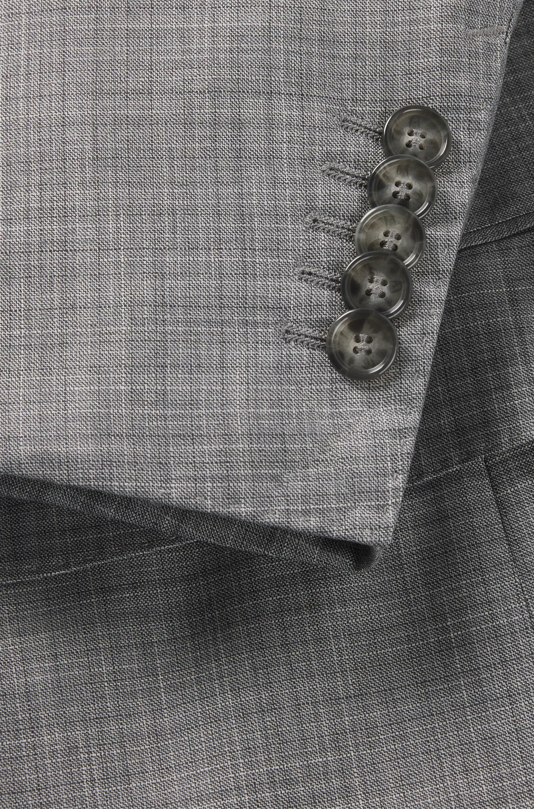 Boss Regular-fit suit in wool and silk