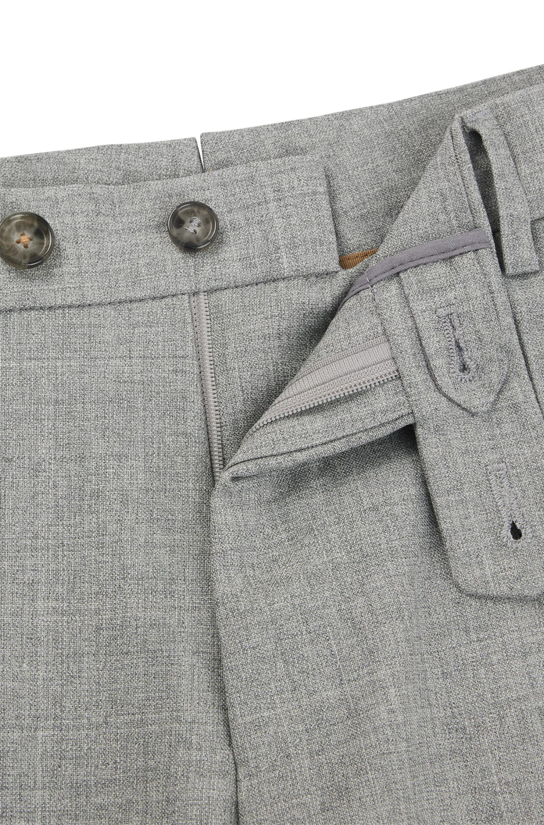 Boss Washable relaxed-fit trousers in stretch twill with wool