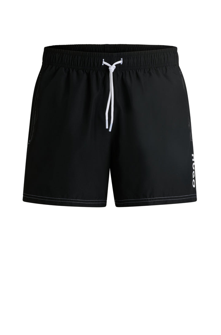 Hugo Fully lined swim shorts with logo print