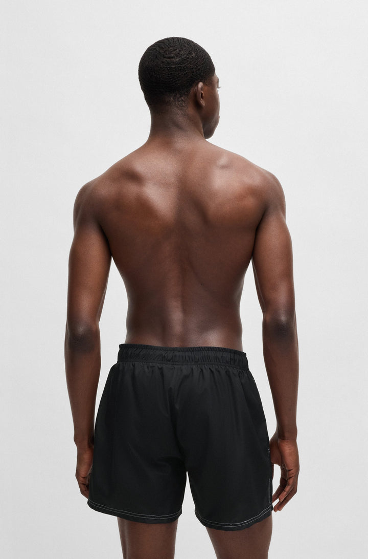 Hugo Fully lined swim shorts with logo print